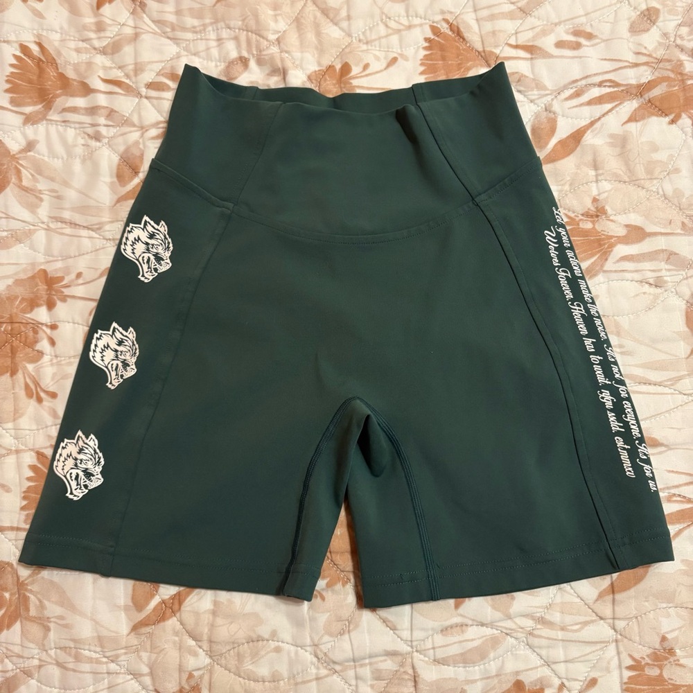 Darc Sport Dark Green Athletic Shorts